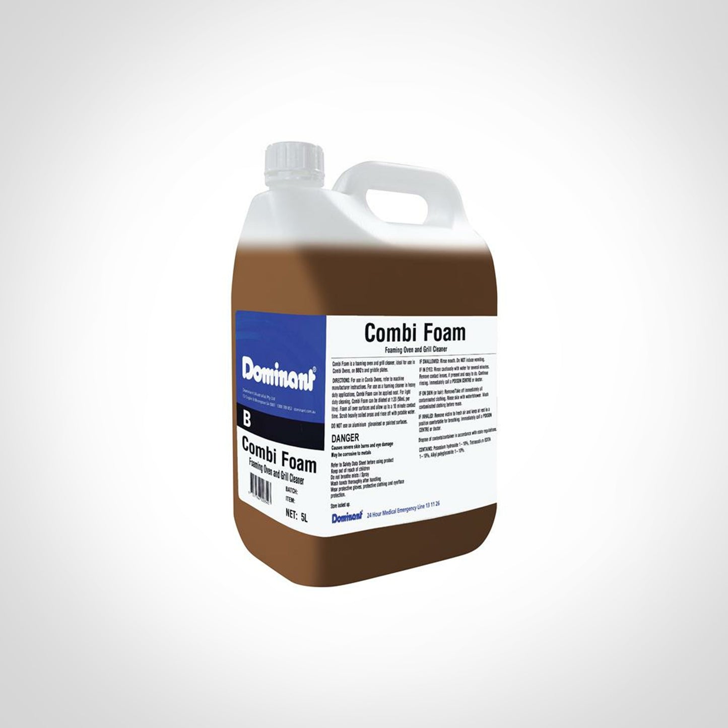 Dominant Combi Foam Foaming Oven and Grill Cleaner 5L