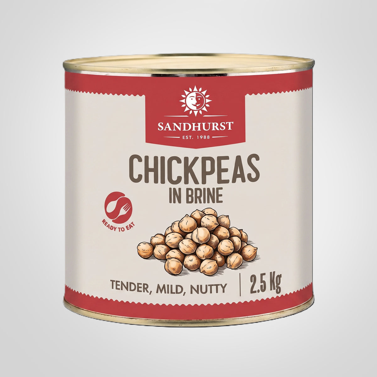 Chickpeas in Brine 2.5kg – Sandhurst