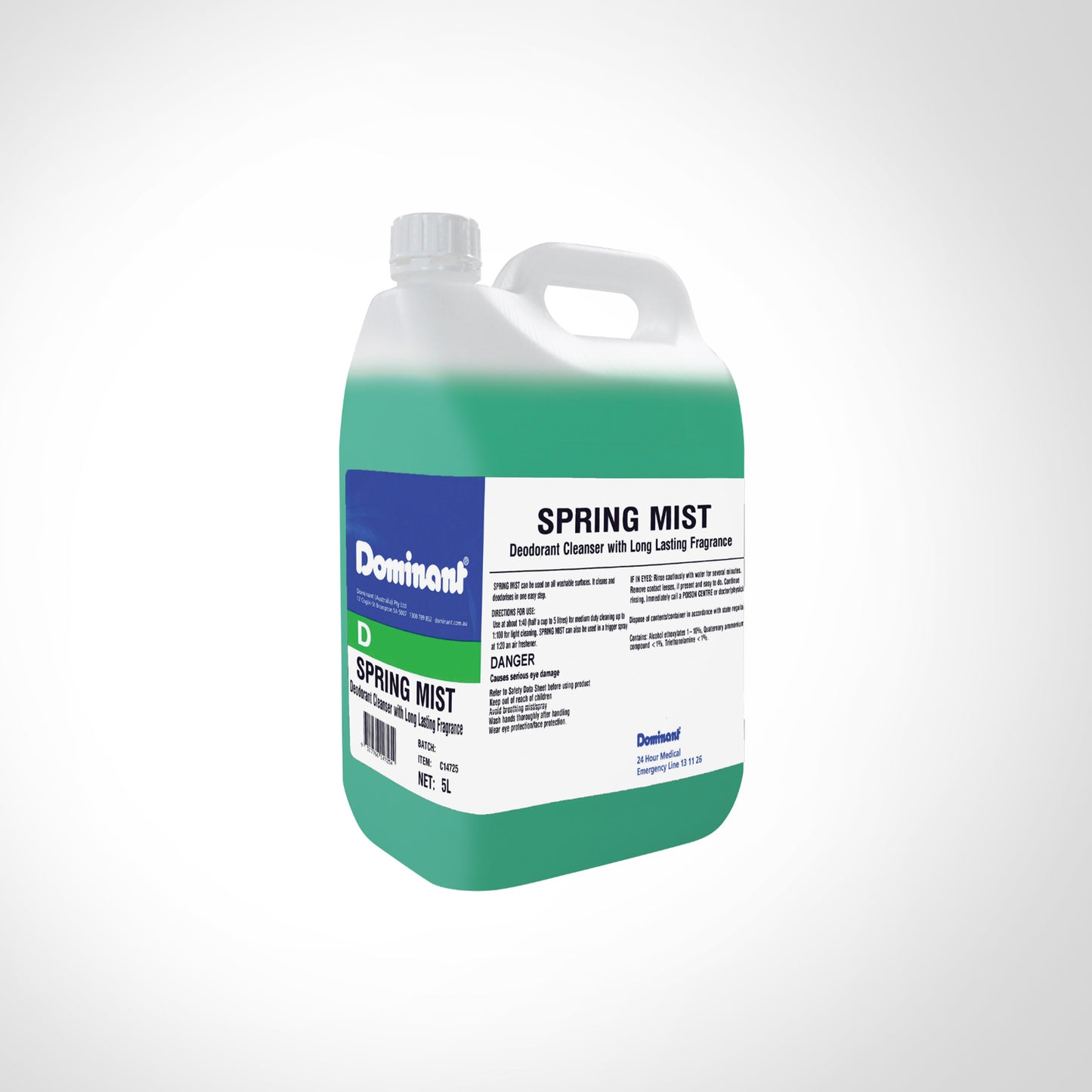 Dominant Spring Mist Deodorant Cleanser 5L