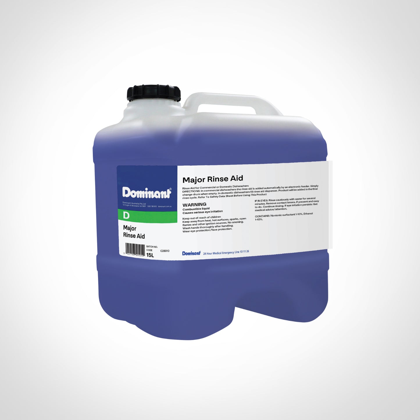 Dominant Major Rinse Aid 15L