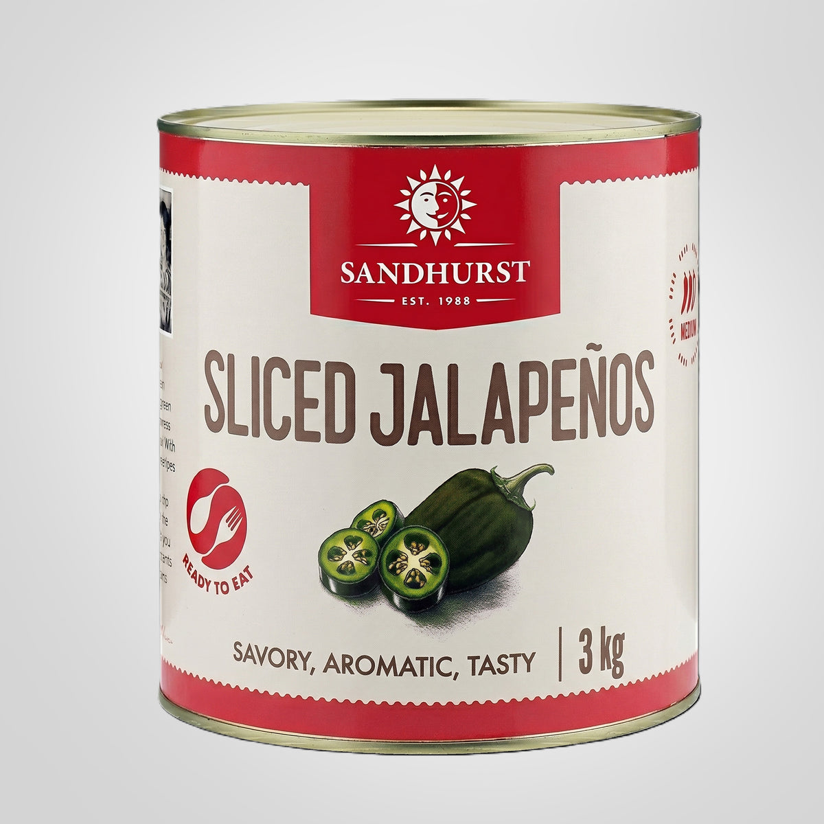 Sliced Jalapeños 3kg – Sandhurst