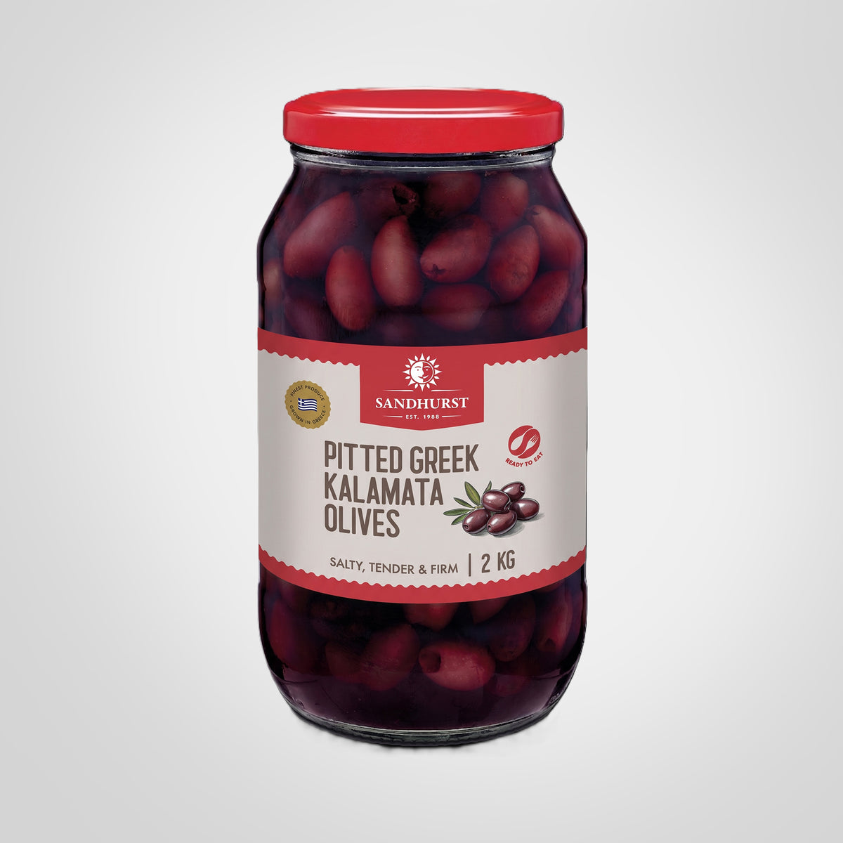 Pitted Greek Kalamata Olives 2kg- Sandhurst