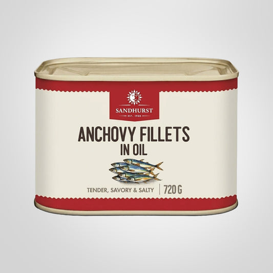 Anchovy Fillets in Oil 720g – Sandhurst
