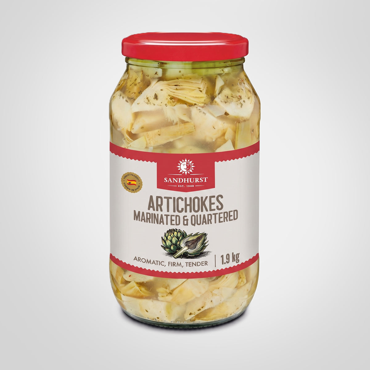 Marinated & Quartered Artichokes 1.9kg – Sandhurst