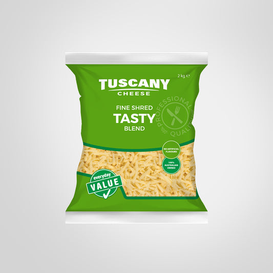 Tuscany Cheese Fine Shred Tasty Blend – 2kg