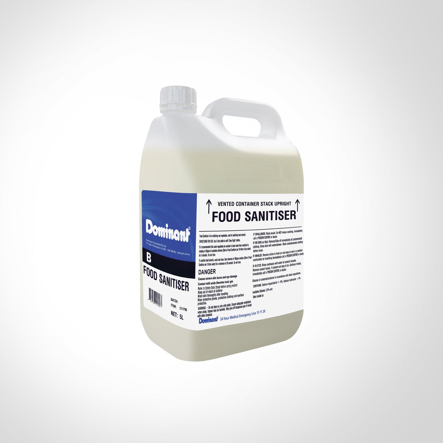 Dominant Food Sanitiser 5L