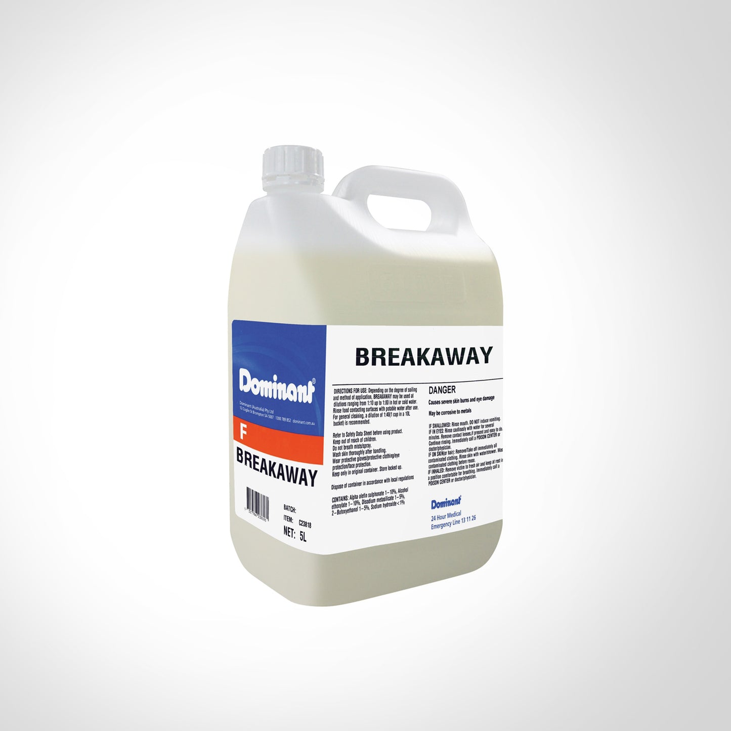 Dominant Breakaway Heavy-Duty Cleaner & Degreaser 5L
